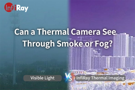 Может тепловизионная камера видеть сквозь дым или туман